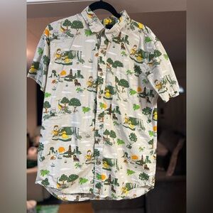 Pixar Up Button Down